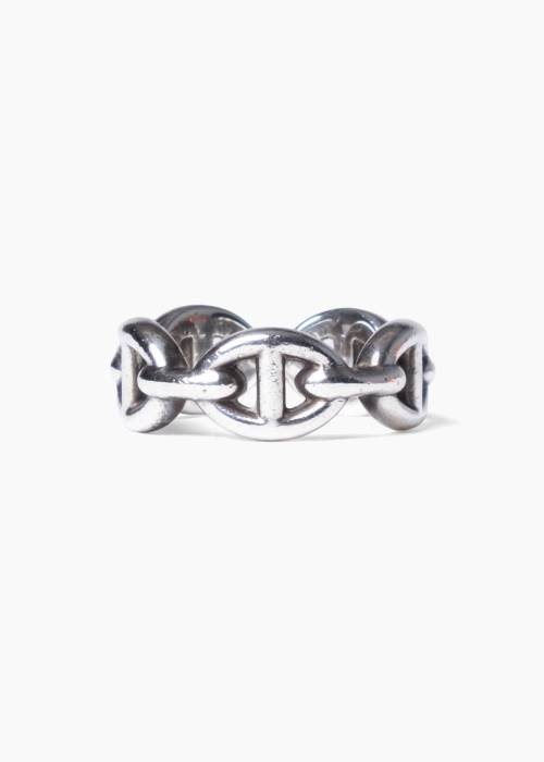 Bague Chaîne d'Ancre Enchaînée en argent - Petit modèle