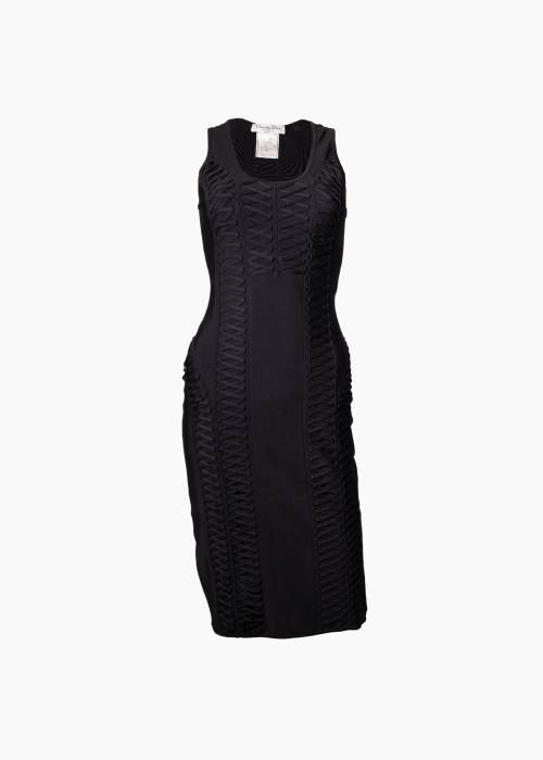 Black Midi Corset Dress