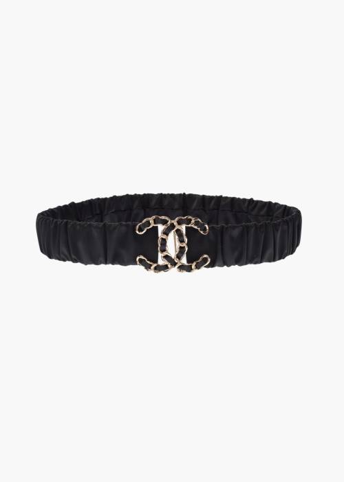 Ceinture​​​ ​en​​​ ​​​cuir​​ ​noir​ ​​logo​ ​CC