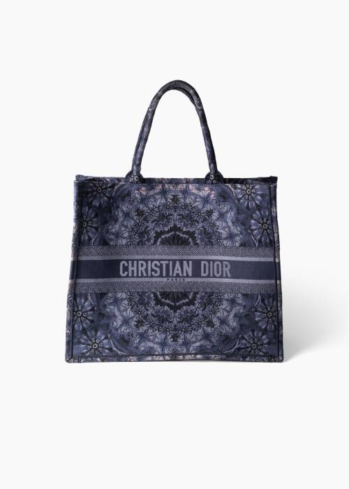 Sac Book Tote Large bleu marine