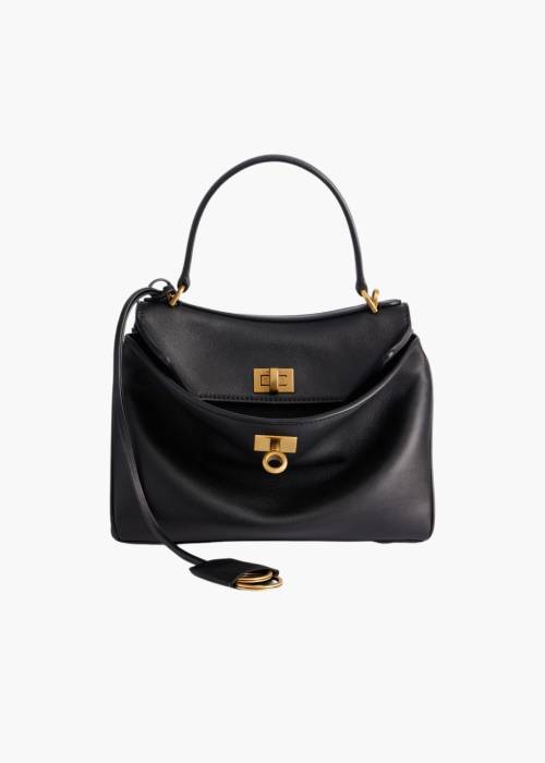 Sac Rodéo Mini en cuir de veau lisse