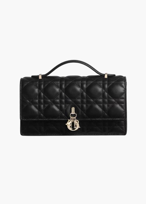 My Dior mini bag in black cannage