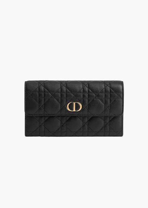 Long Orchid Caro wallet in black
