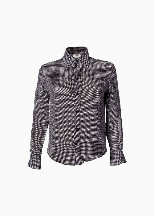 Black and white polka dot shirt