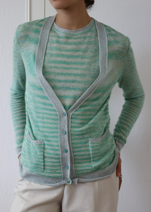 Green Missoni sweater set