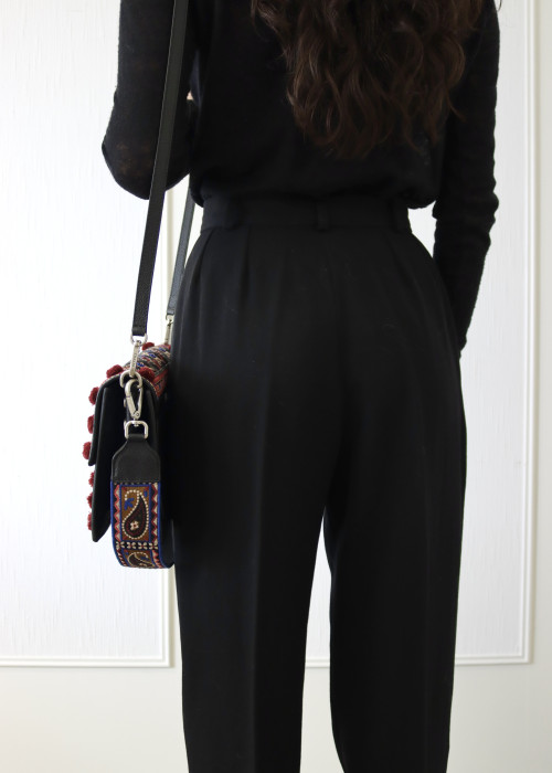 Yves-Saint-Laurent black pants