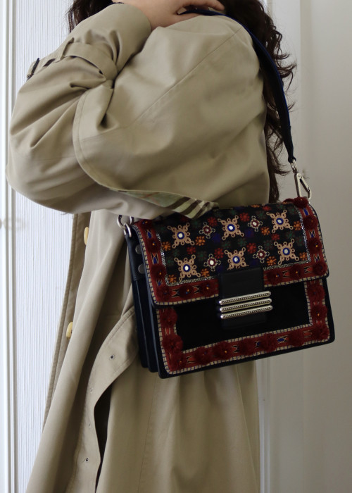Etro bag with colorful patterns