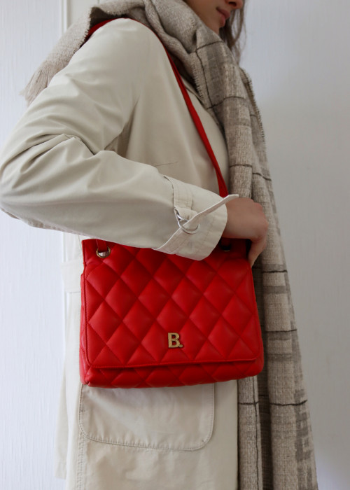 Balenciaga bag in red leather