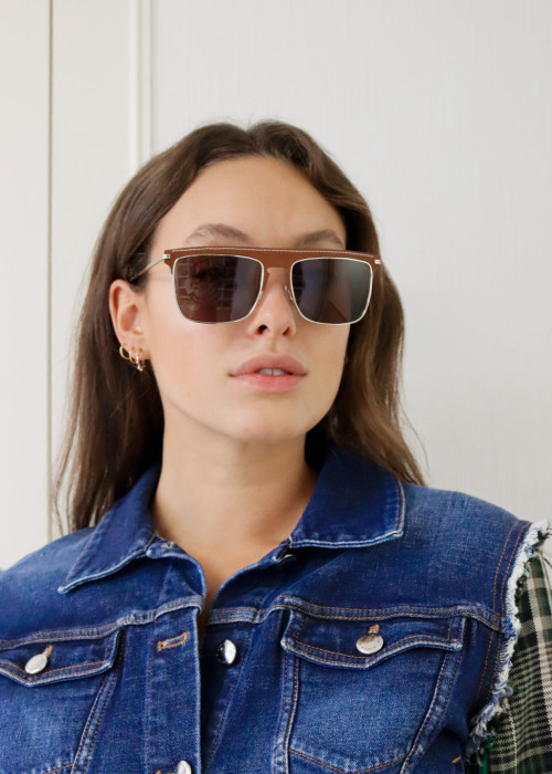 Loewe leather sunglasses