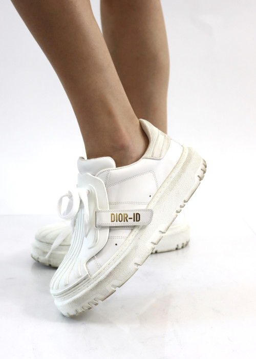 Weiße Dior-ID-Sneakers