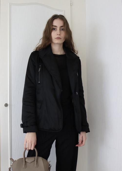 Black Burberry jacket