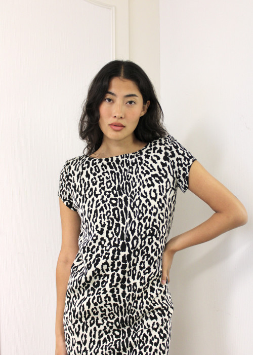 Leopard print dress