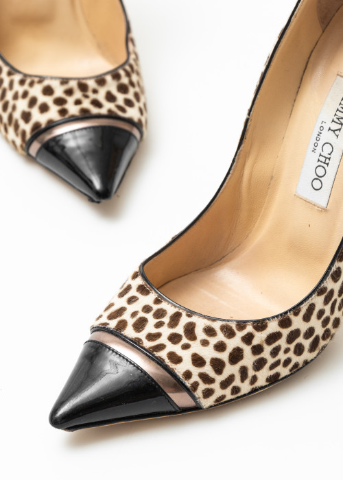 Pumps mit Leopardenmuster