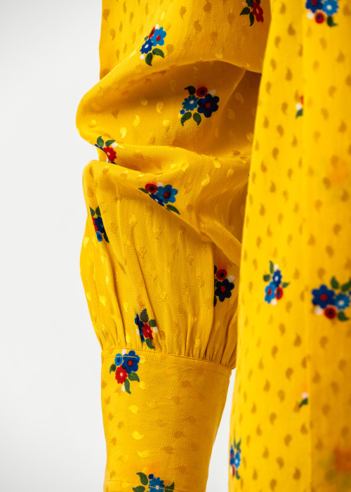 Vintage yellow blouse