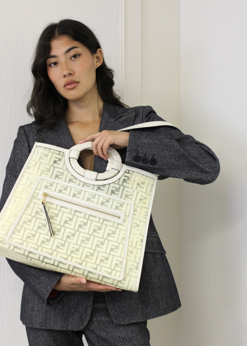 Sac shopper White Zucca Runaway