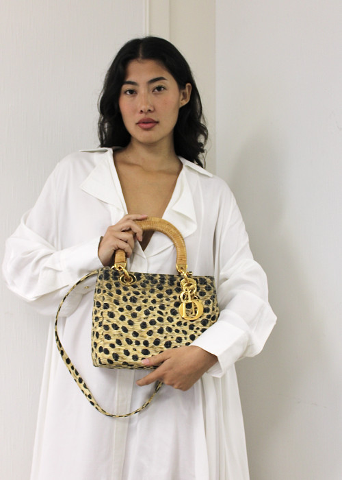 Lady medium leopard print bag