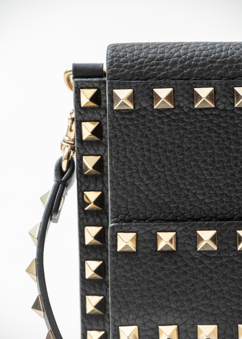 Sac bandoulière Rockstud en cuir