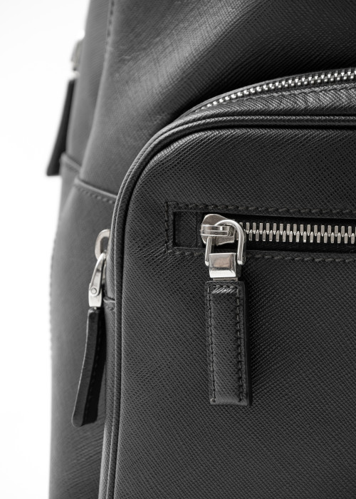 Saffiano Travel leather backpack