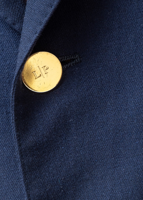 Navy blue cashmere blazer