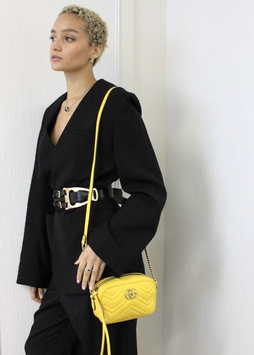 Bag Mini GG Marmont yellow