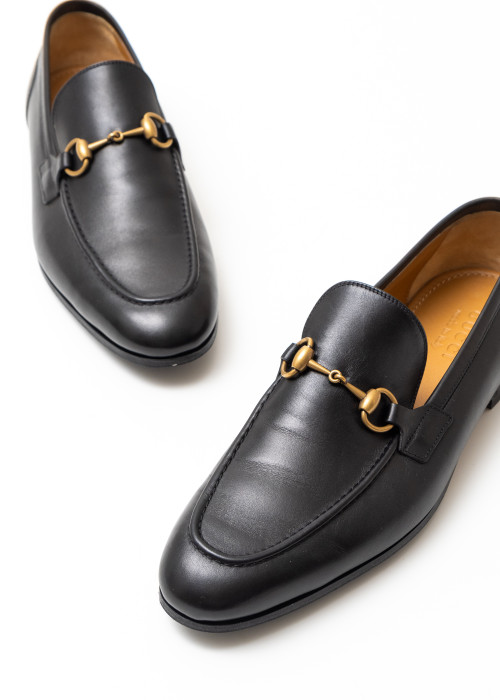 Jordann black loafers