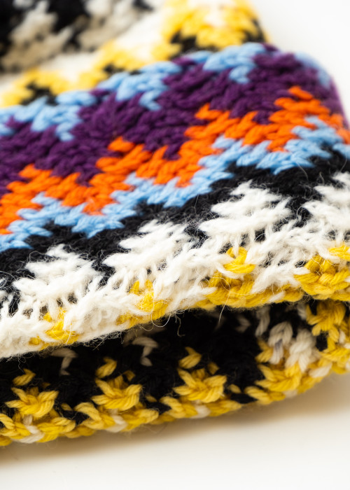 Multicolored wool hat