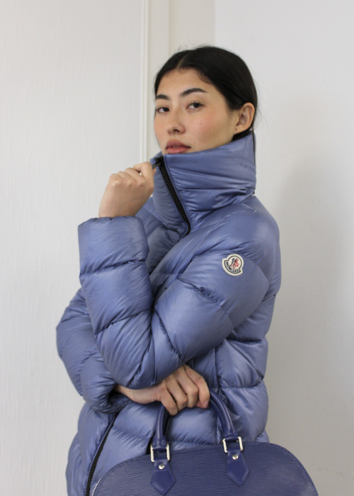 Light blue down jacket