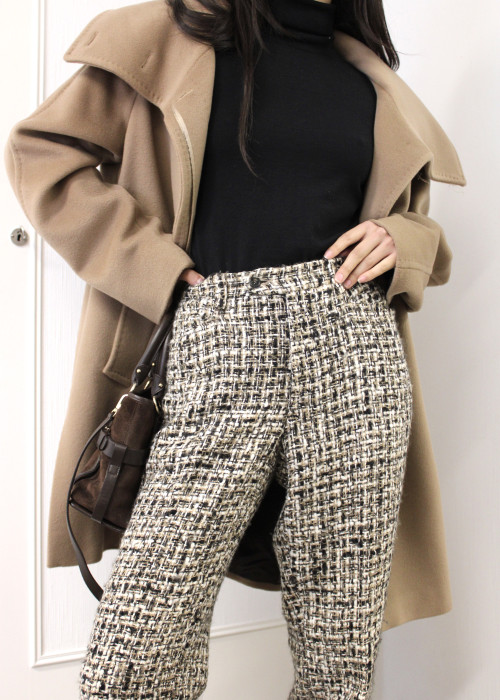 Pantalon en tweed