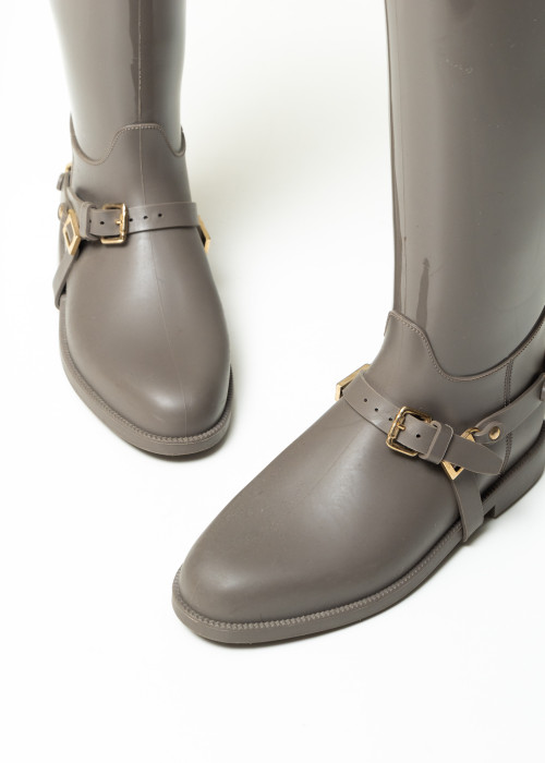 Bottes de pluie grises