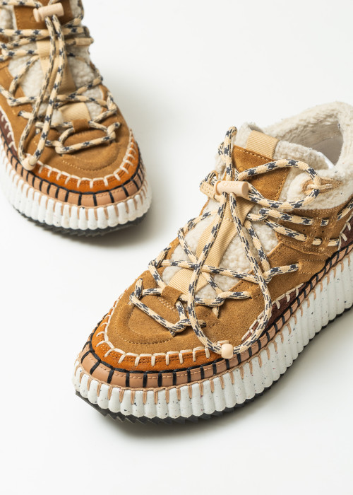 Baskets Nama fourrées en cuir