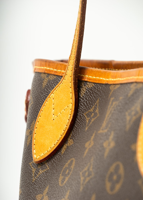 Sac Neverfull PM en toile Monogram et cuir