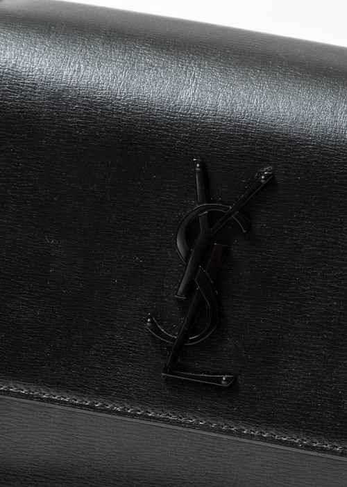 Sac Sunset Medium en cuir noir
