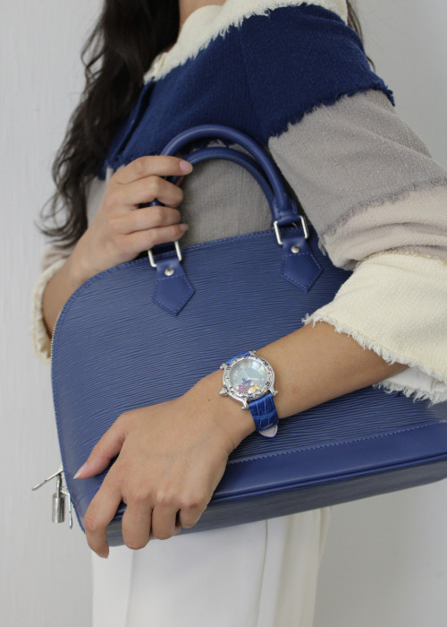 Montre Happy Sport avec cadran bleu