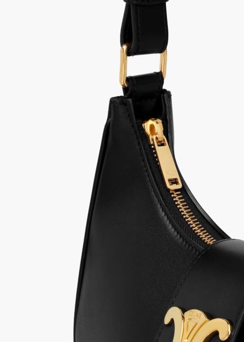 Ava Triomphe Tasche aus schwarzem Leder