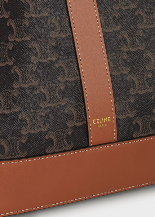 Medium bucket bag Triomphe model