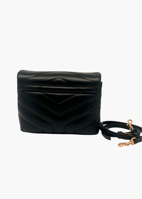 Sac Loulou Toy en cuir noir