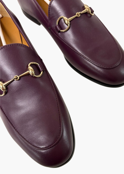 Mocassins Jordaan à Mors violet