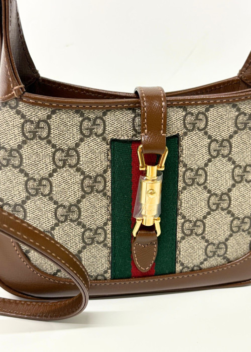 Sac bandoulière Mini Jackie 1961 en toile GG Suprême