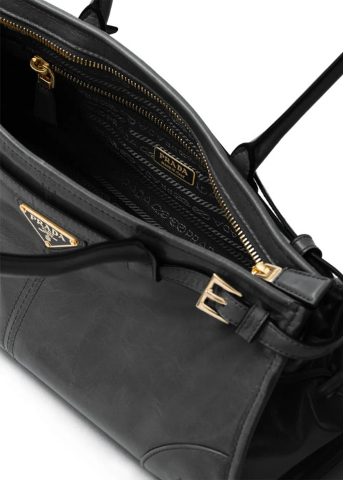 Sac à main Bonnie en cuir noir