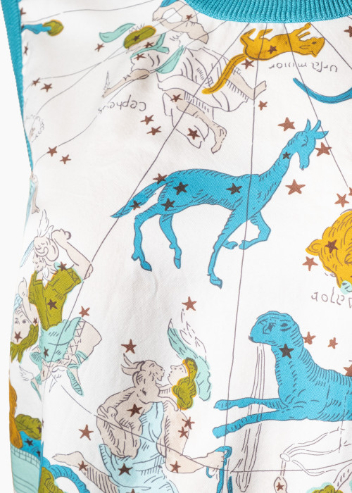 Ensemble en soie, haut et jupe