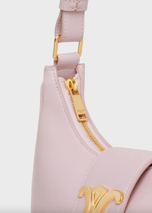 Sac Ava Triomphe en cuir rose