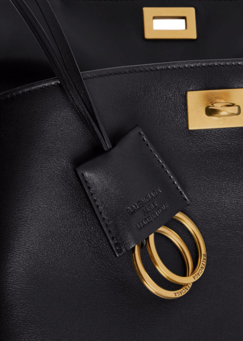 Sac Rodéo Mini en cuir de veau lisse