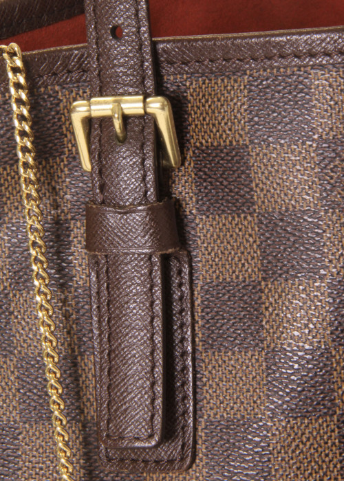 Marais Bucket Bag aus Damier-Ébène-Canvas