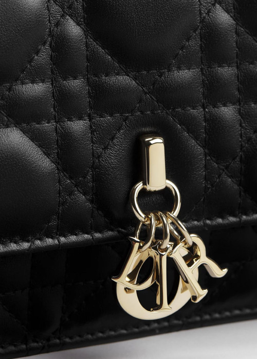 My Dior mini bag in black cannage