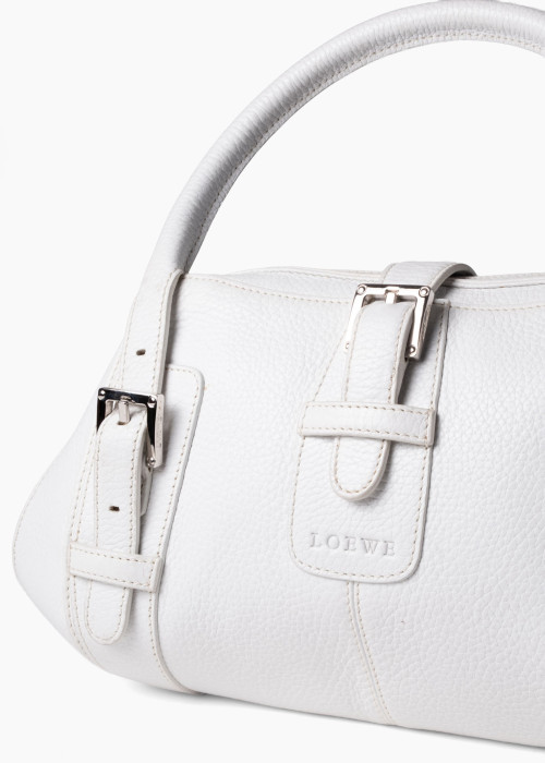 Senda white leather bag
