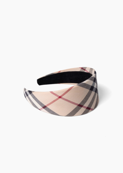 Nova Check patterned headband
