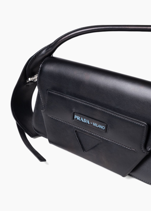 Sac Manuelle en cuir noir