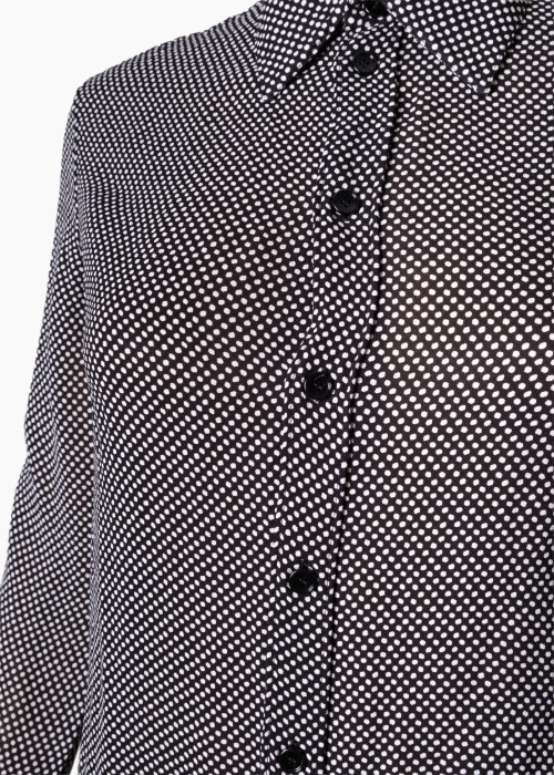 Black and white polka dot shirt