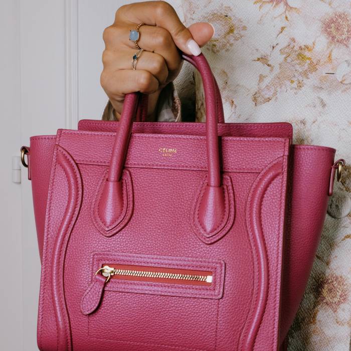 Luggage Handtasche rosa Celine