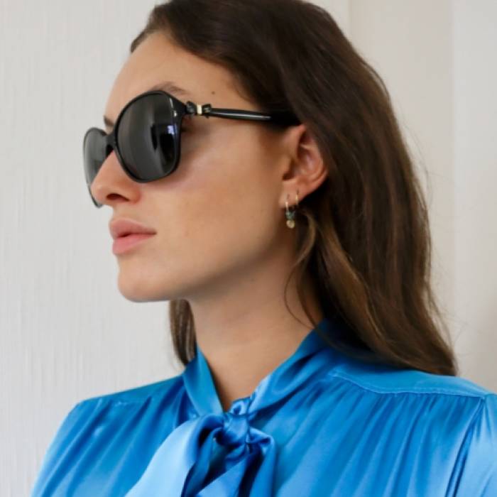 Sunglasses with bow ties Chanel